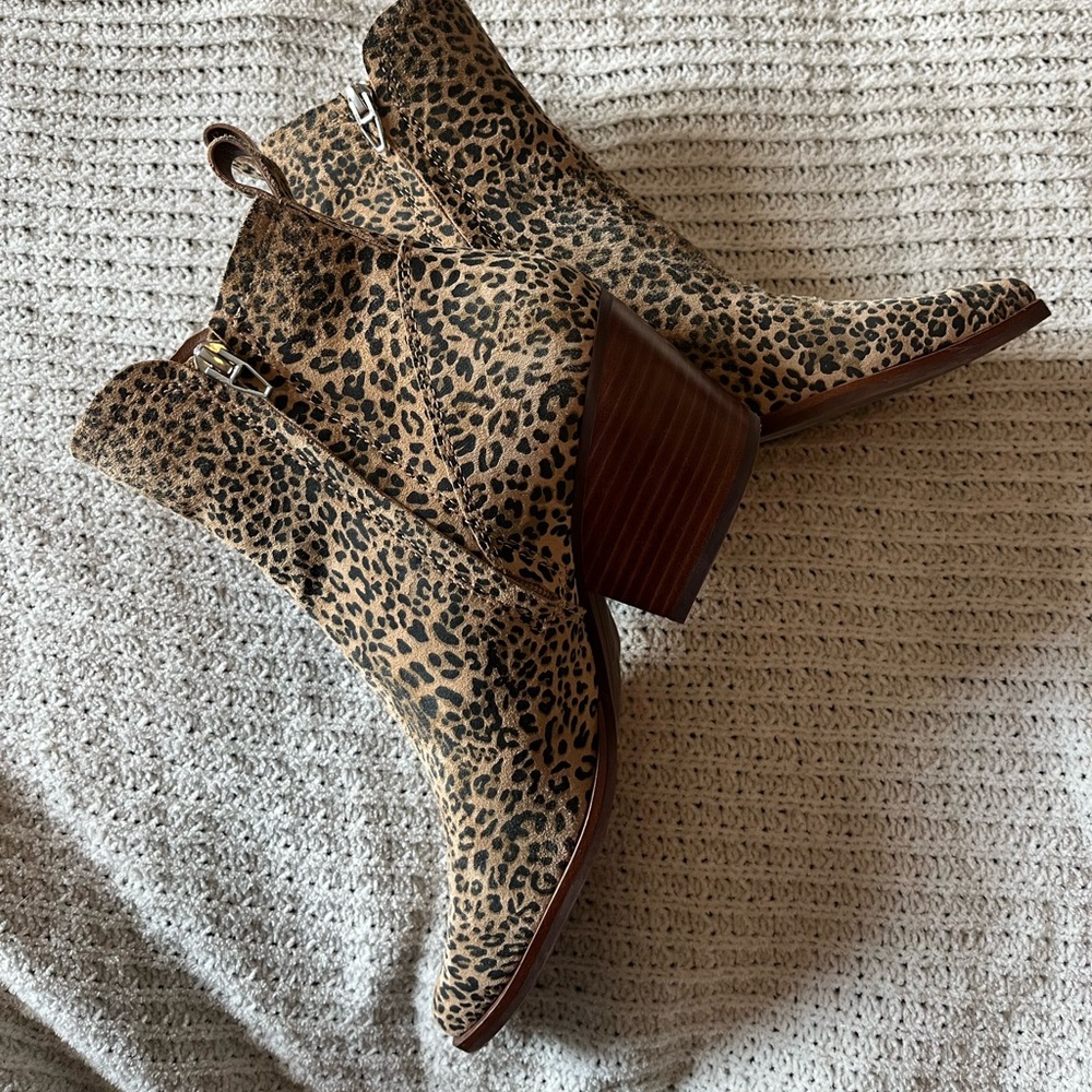 Dolce Vita Cheetah Ankle Booties